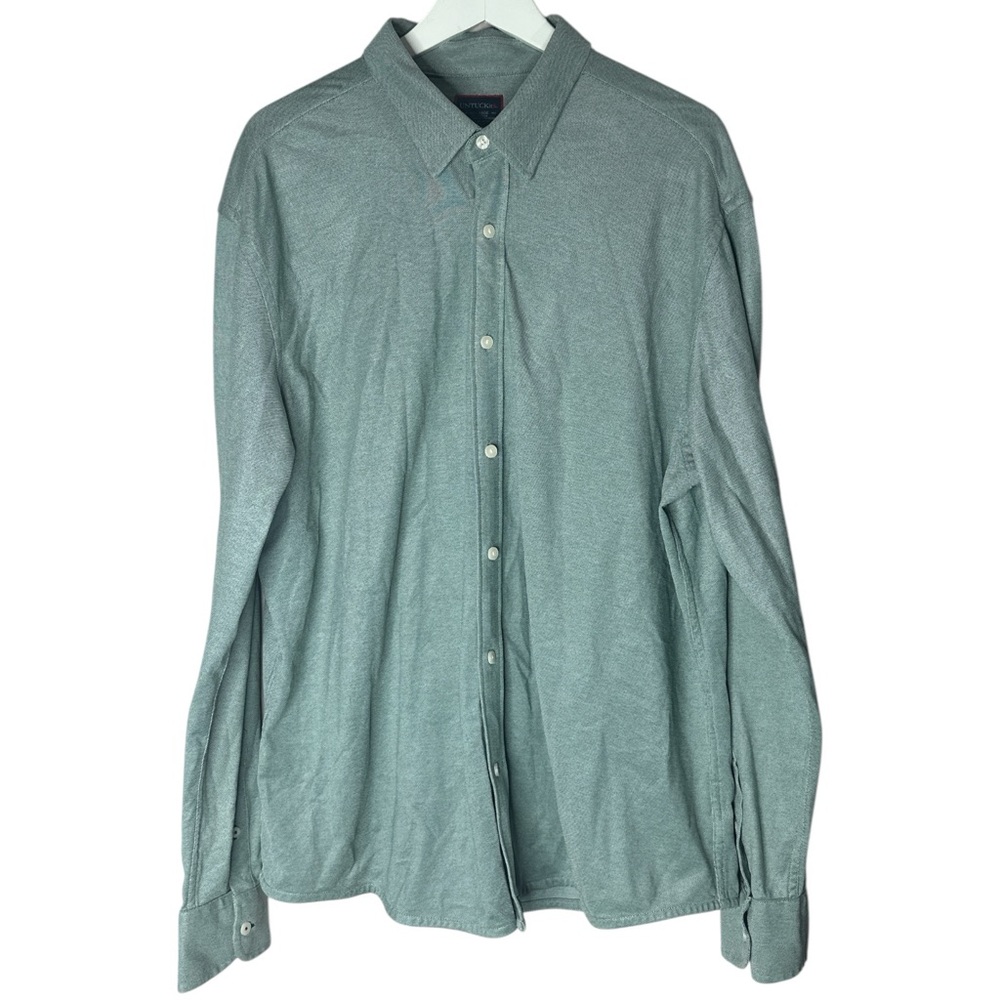 UNTUCKit Green Coolmax Casual Button Down Shirt XXL